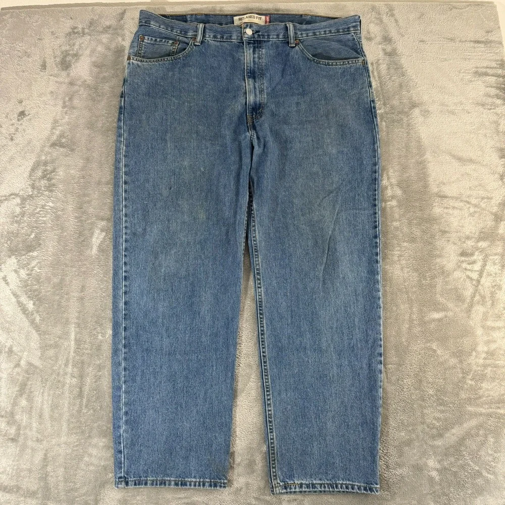 Levis 550 Jeans Mens 40x30 Blue Relaxed Fit Medium Wash‎ Y2K Denim